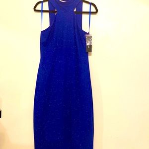 NWT Bebe Cobalt Blue mini dress size, 14